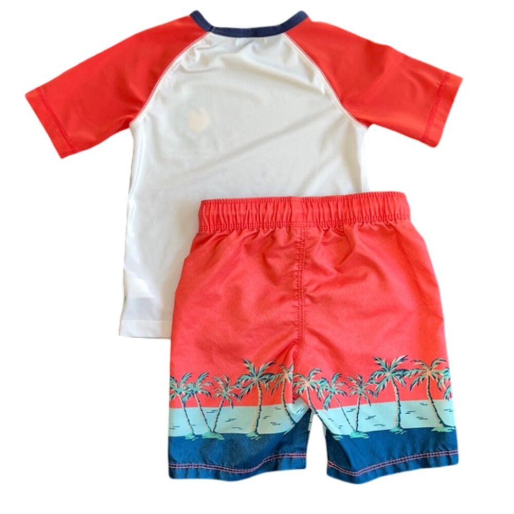 Old Navy Rashguard & Swim Trunks - 4 - Picture 5 of 5